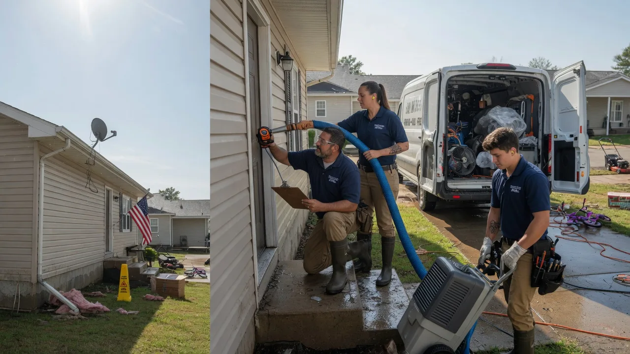 Ceiling Water Damage Restoration in Clinton, AR near me